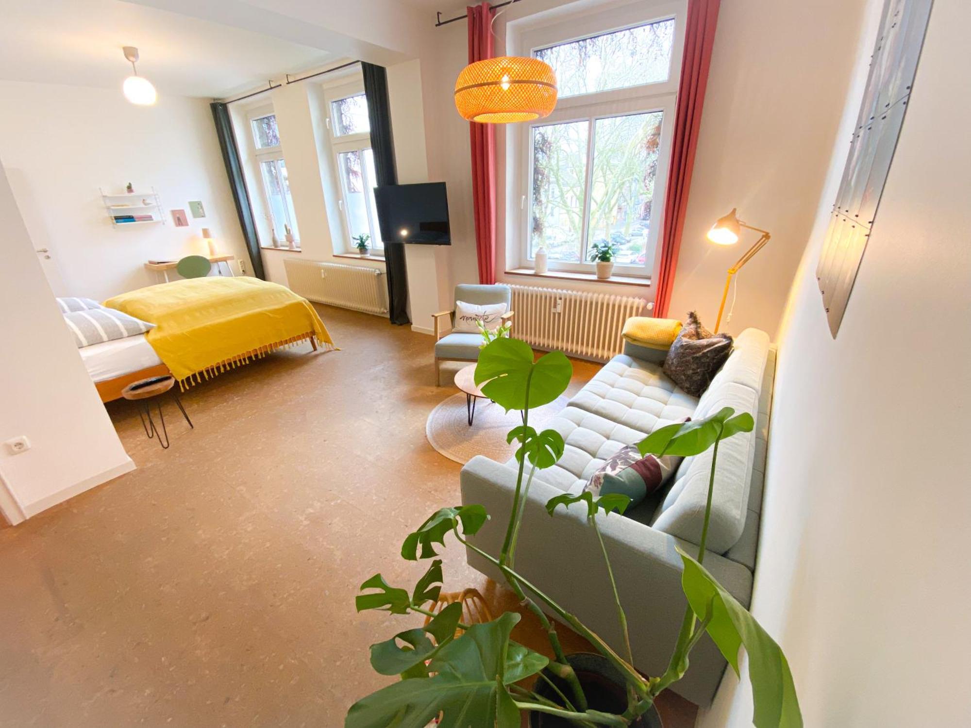 Apartments "Am Rheinorange", Netflix & Prime Дуйсбург Экстерьер фото